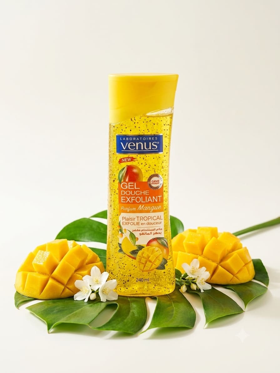 Gel Douche Exfoliant Venus Mangue