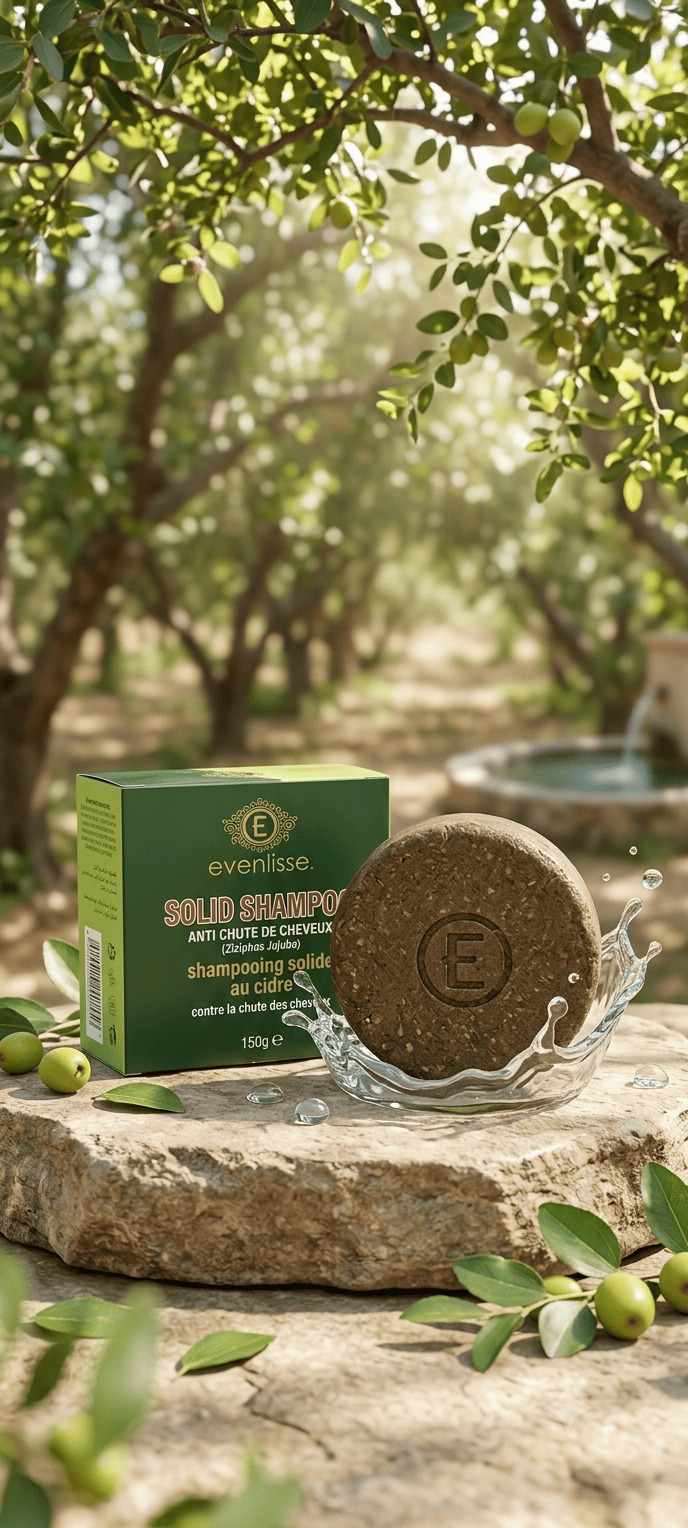 Shampoing Solide Anti-Chute Poudre de Cidre